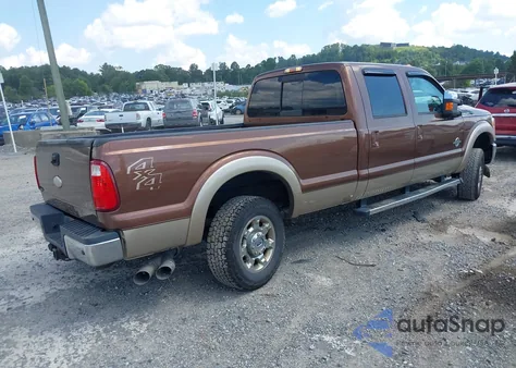 2012 Ford F-250 Lariat из США, поврежденный, VIN 1FT7W2BT1CEC80003